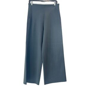 Maria Pinto Gray Nylon Wide Leg High Waist Pant size Medium